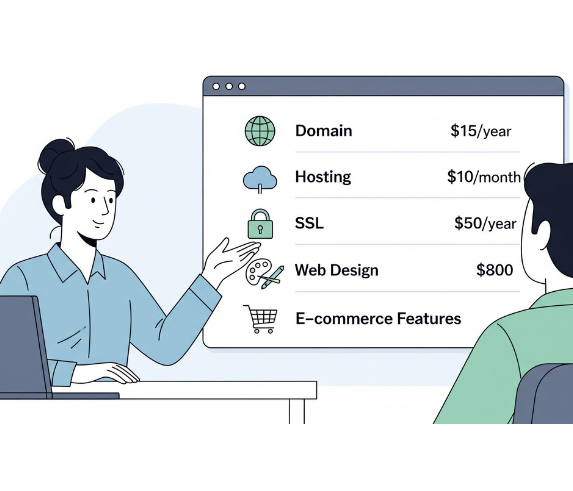 Berapa modal website toko online? Dapatkan rincian biaya transparan dari domain, hosting, hingga jasa profesional. Anggarkan investasi Anda dengan cerdas!